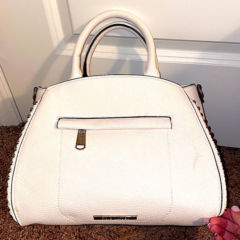 Steve Madden white studded purse